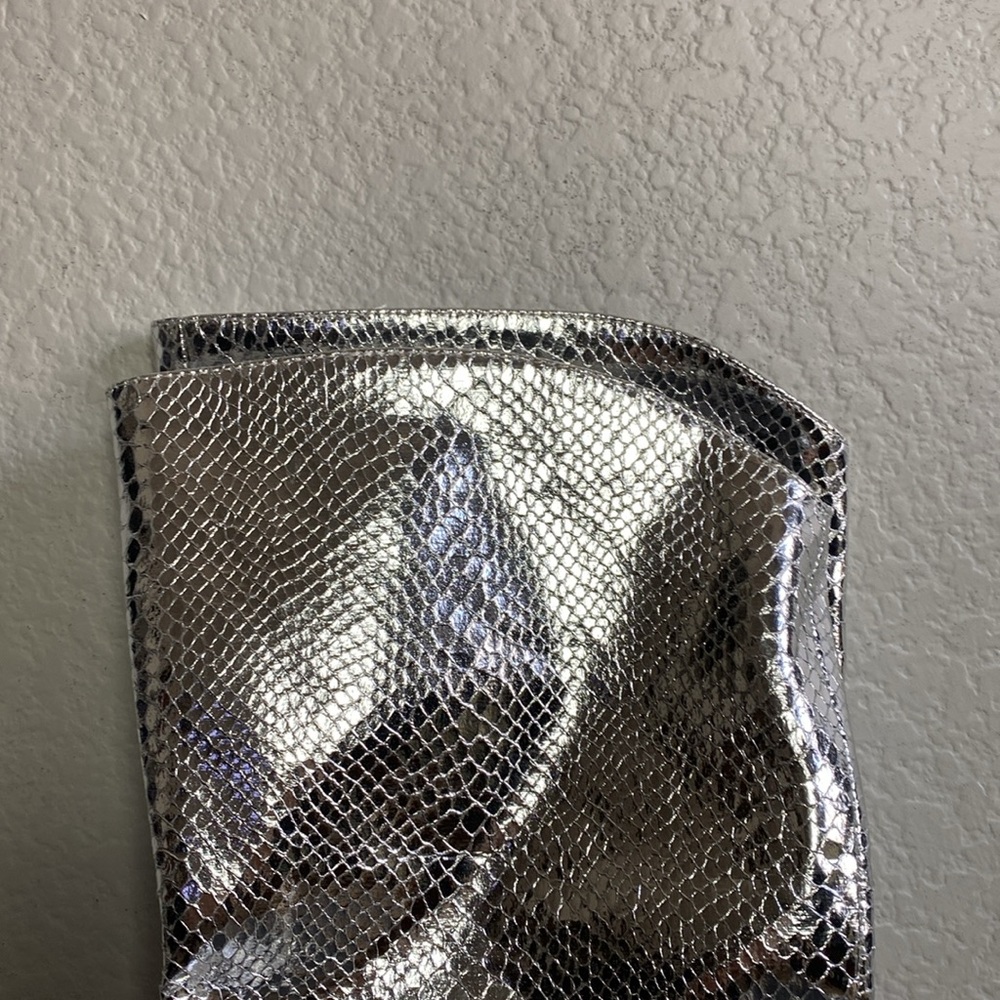 Steve Madden silver slouch boots - Picture 4 of 7